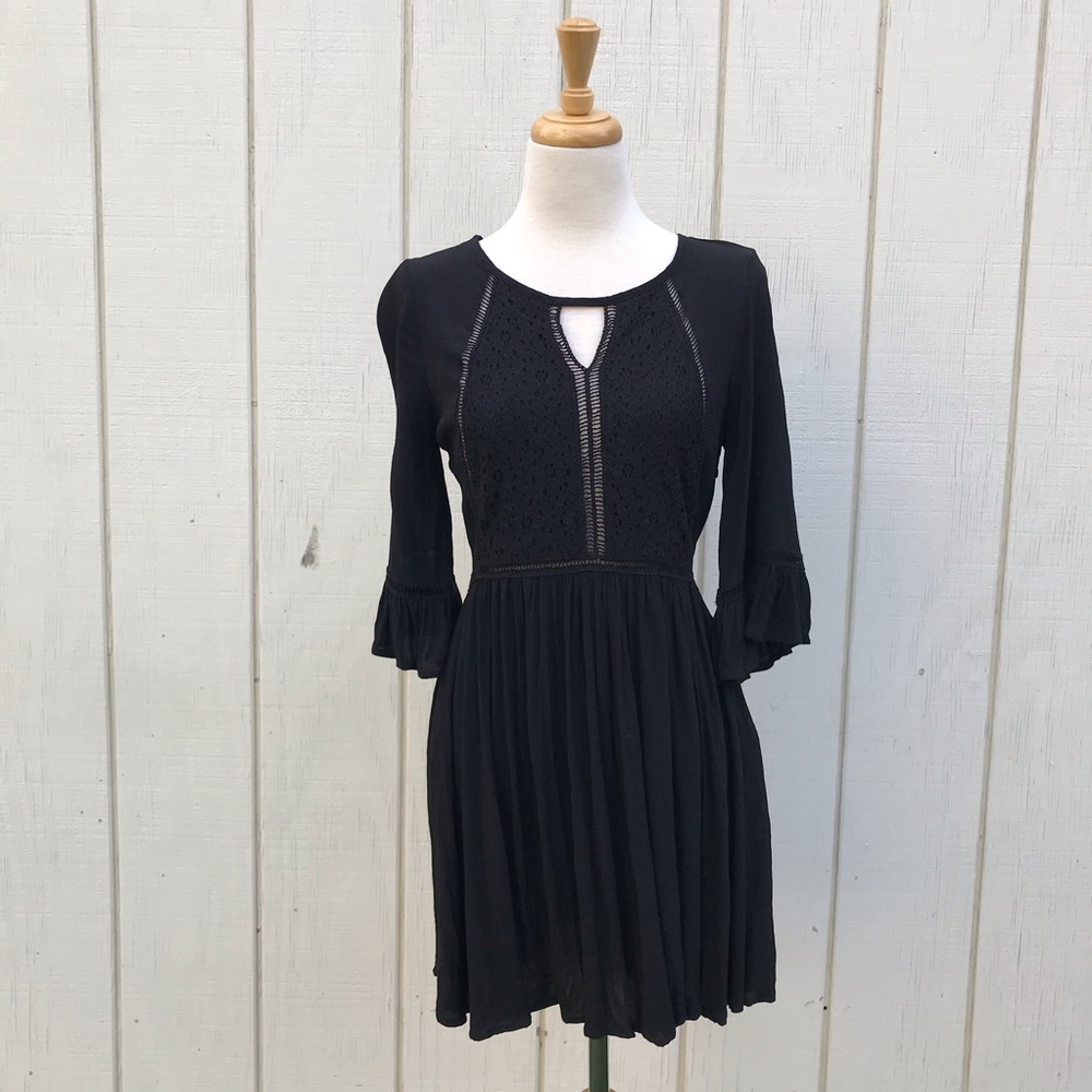 F21 mini dress with lace details